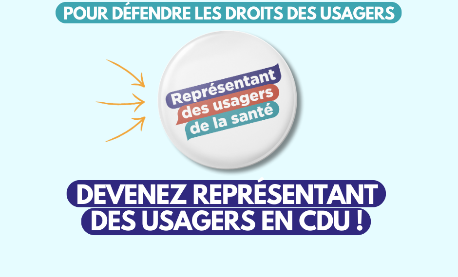 Devenez représentant des usagers en CDU